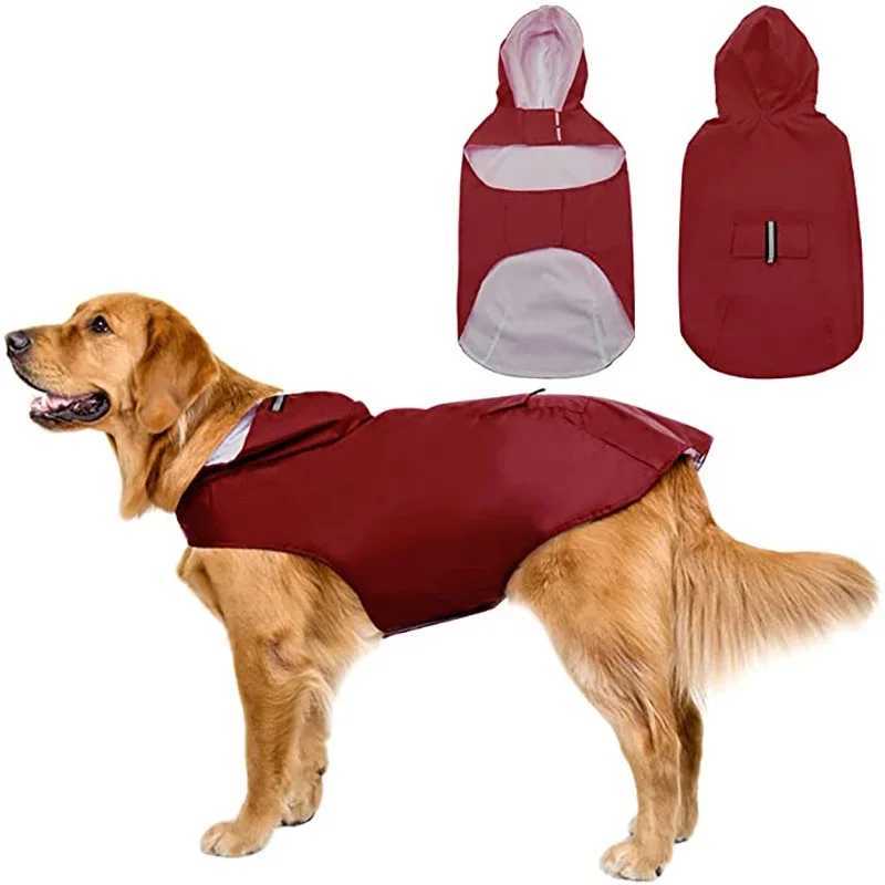 Dog Raincoat Small Large Dogs Waterproof Pet Clothes Reflective Dogs Rain Coats Hooded Jacket Raincoat Chihuahua Pet SuppliesXJ250121