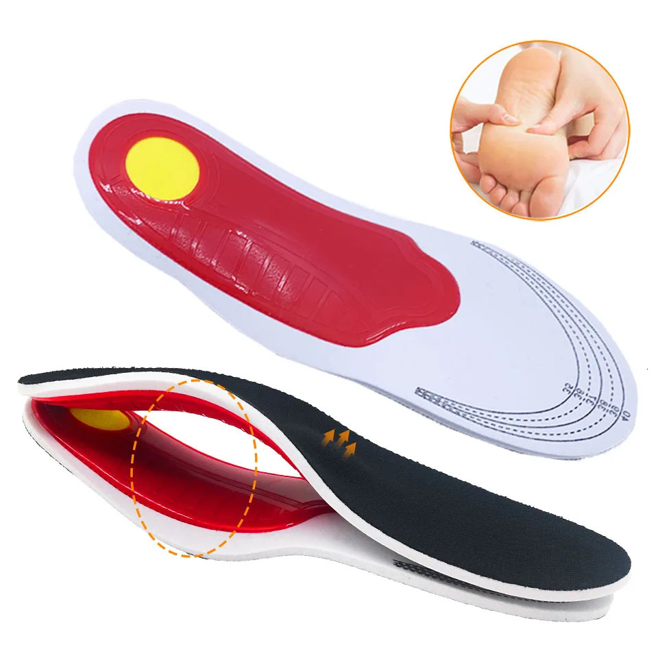 Premium Ortic High Arch Support Insoles Gel Pad Arch Support Flat Feet For Women / Men orthopedic Foot pain 250120
