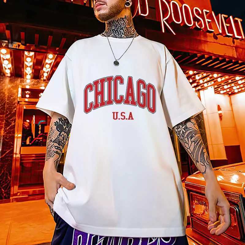 New Casual Summer T-Shirt 3d English Print Oversized T-Shirt For Men Simple Fashion Man Clothing Loose Breathable Tees Tops 2024XJ250117