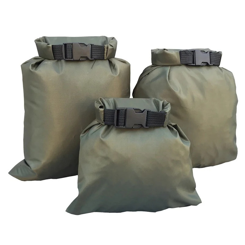 15L 25L 35L 3Pcs Waterproof Dry Bag Storage Pouch Rafting Canoeing Boating Kayaking Carrying Valuable Perishable Items 250121