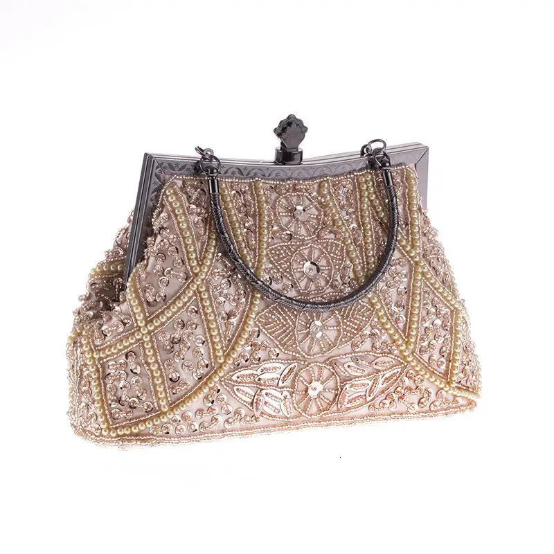 Retro Handbag Evening Clutch Bag Embroidered n Ladies Wedding Party Dinner Bags for Women 250118
