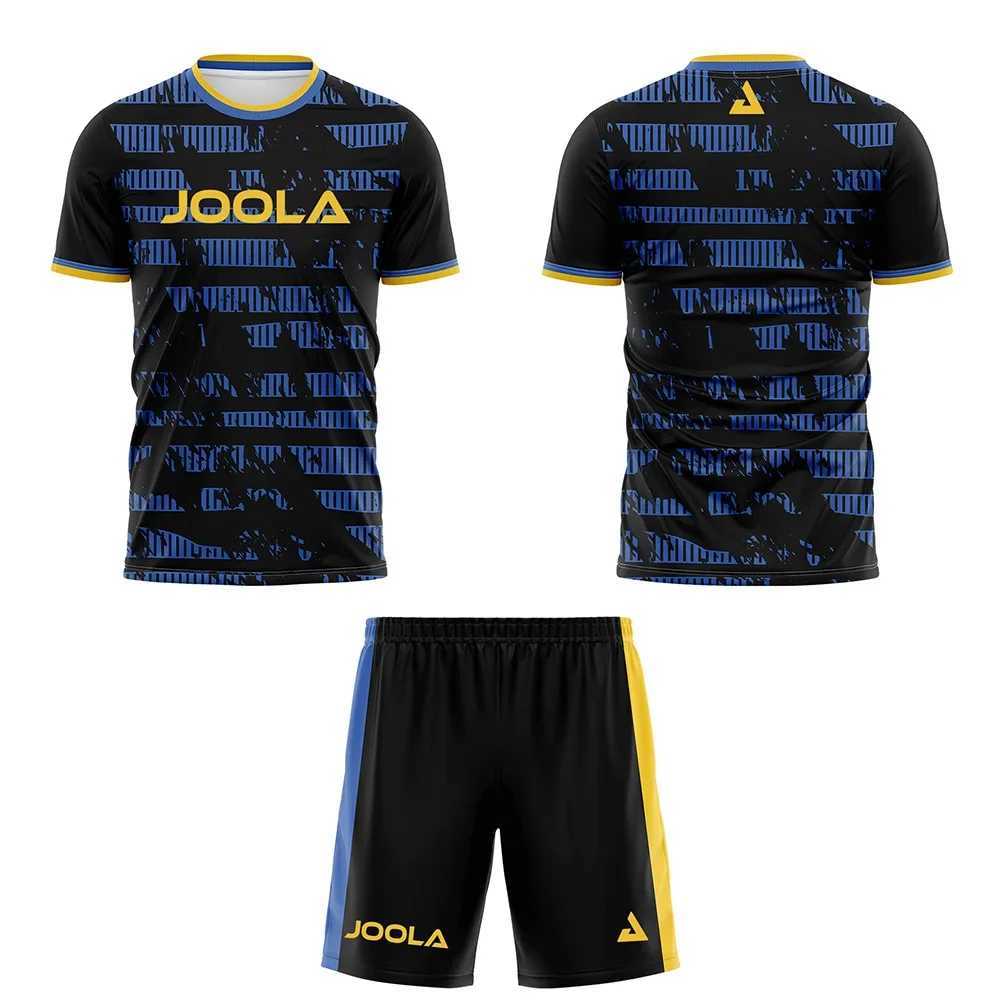 2024 Breathable Quick-drying Mens Table Tennis Apparel Short-sleeved T-shirt And Shorts Set Badminton Drawstring Pocket Shorts X250129