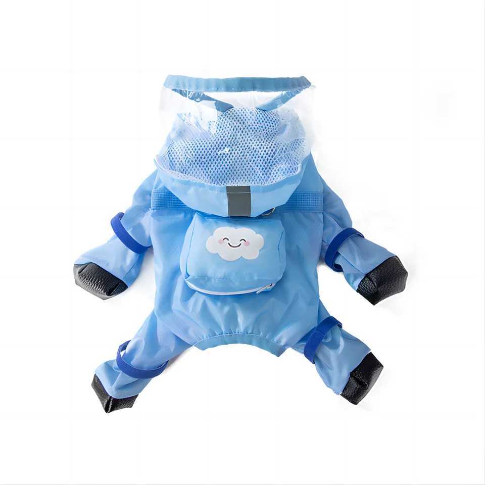 Fashion Breathable Designer Dog Clothes Luxury Safe Reflective Waterproof Dog Raincoats For Rainy Weather Wholesale Dog ClothesXJ250121
