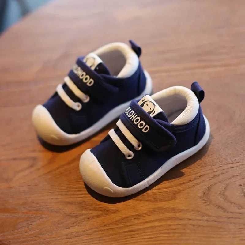 Spring Infant Toddler Shoes Girls Boys Casual Canvas Shoes Soft Bottom Comfortable Non-slip Kid Baby First Walkers Shoes X250129