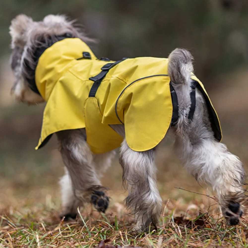 Outdoor New Dog Raincoat Teddy By Bear Small Medium-sized Dog Clothes Double Collar Cape Type Rainy Day Out Pet RaincoatXJ250121