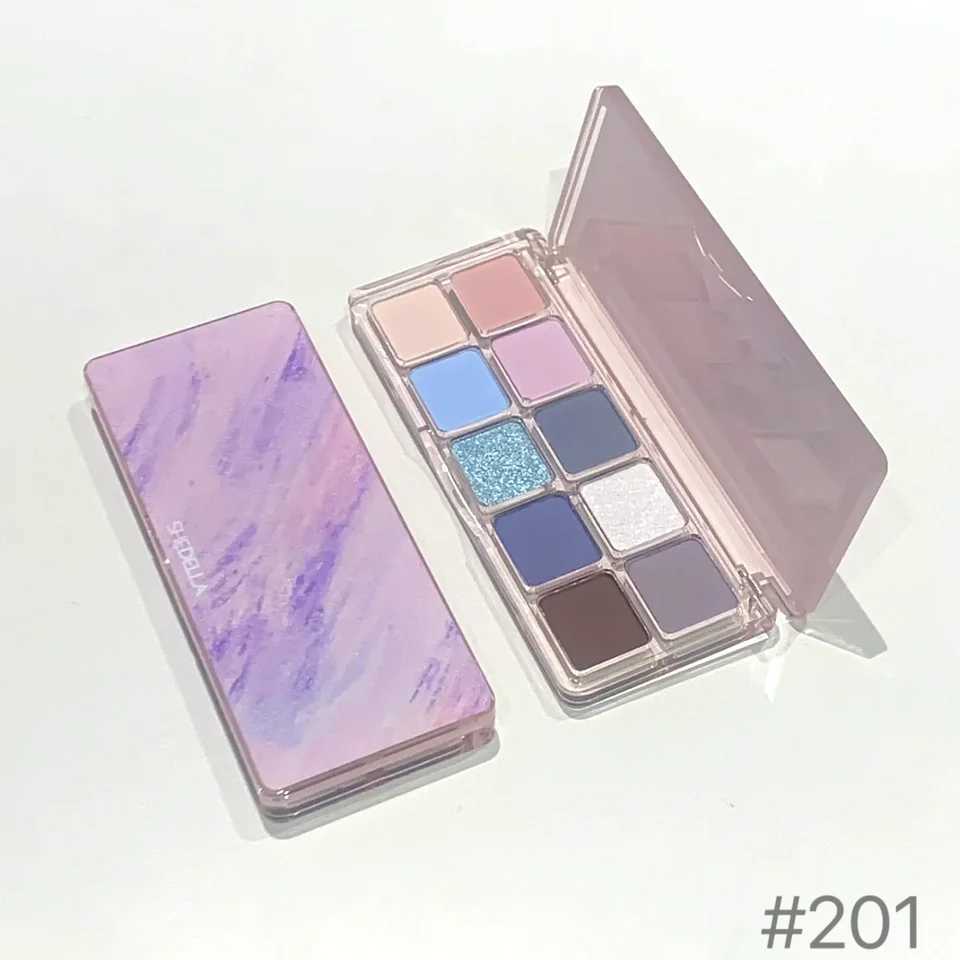 New Arrival Shedella 10 color dream eye shadow board Macaron color matte eye shadow plate sequins makeup Z250121