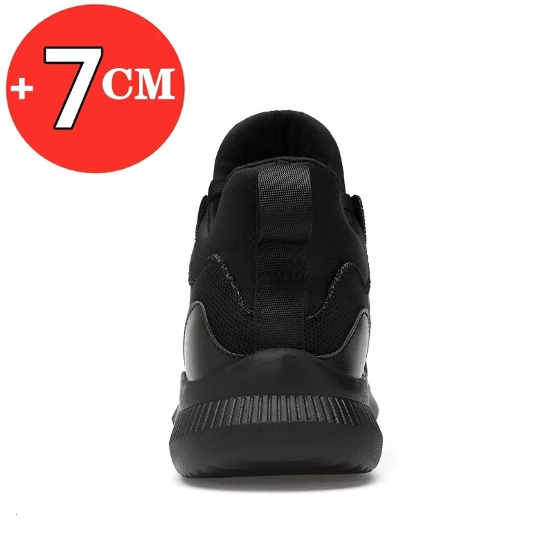 FUQIAO Big Size Sneakers For Men Elevator Shoes Heightening Shoes Men Increase Shoes Height Increase Insole 7CM Taller Shoes 250113