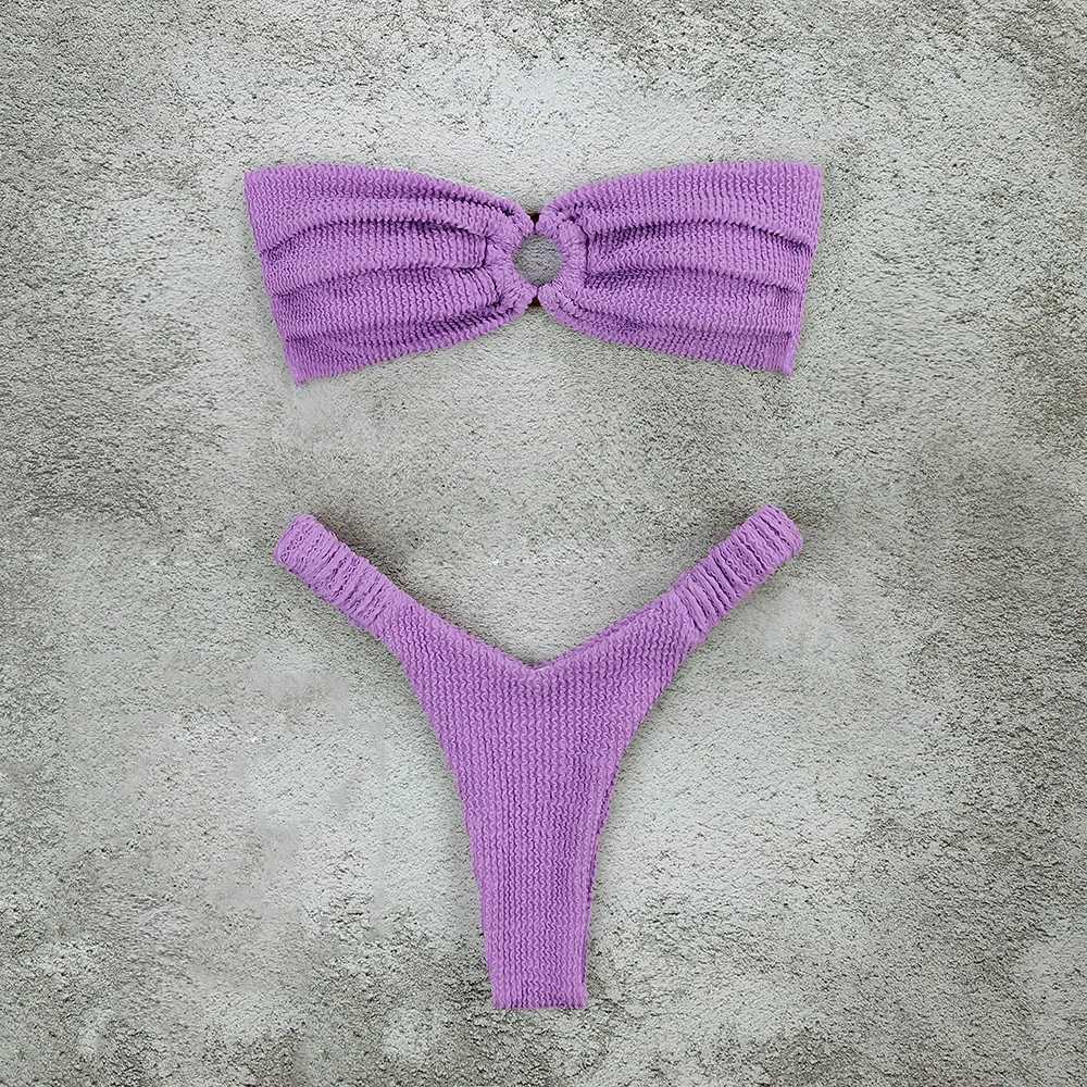 Sexy Bikini 2025 Swimsuit Women Swimwear Push Up Bikini Set Thong Brazilian Bathing Suit Beach Wear Biquini Bather FeXJ250120
