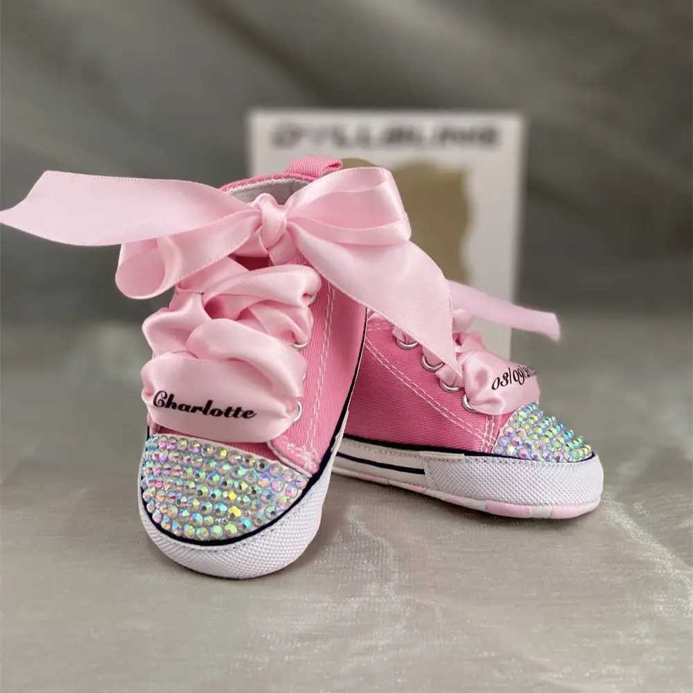Dollbling Baby Name Print exclusive design baby crib shoes newborn twin birthday show photo set baby Mocassin X250322