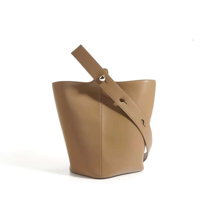 High Quality Bucket Ladies Hand Large Capacity Genuine Leather Fashion Designer Crossbody For Women Vintage Shoulder Bags