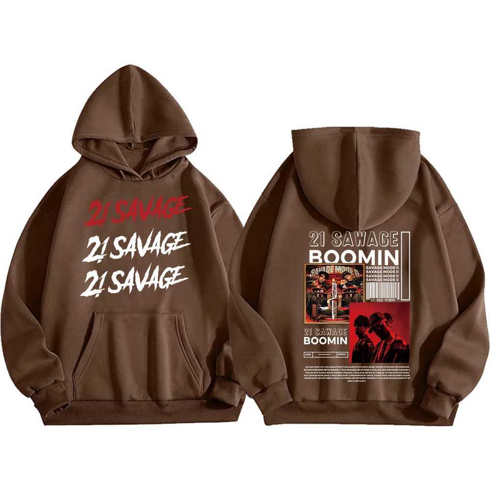21 Savage Story American Dream Hoodies Tour Merch Women Men Fashion Casual Long Sleeve Sweatshirts HarajukuXJ2500118