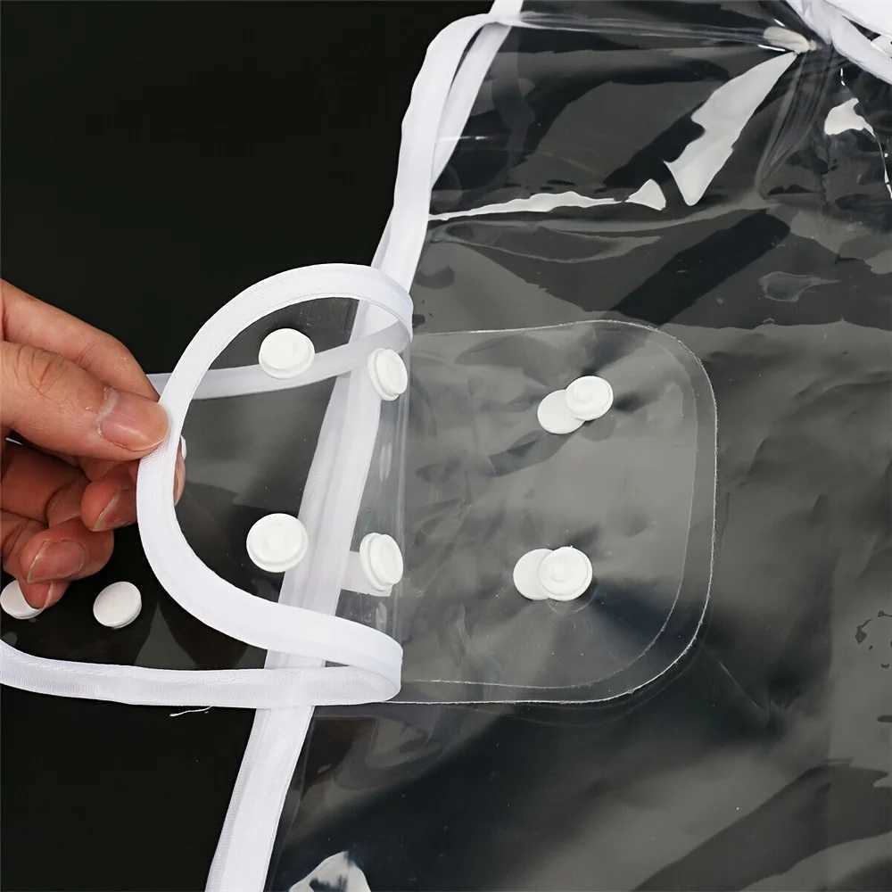 Dog raincoat clear PVC for medium dog breeds waterproof pet poncho with snap closure perfect for outdoor dog walking raincoaXJ250121