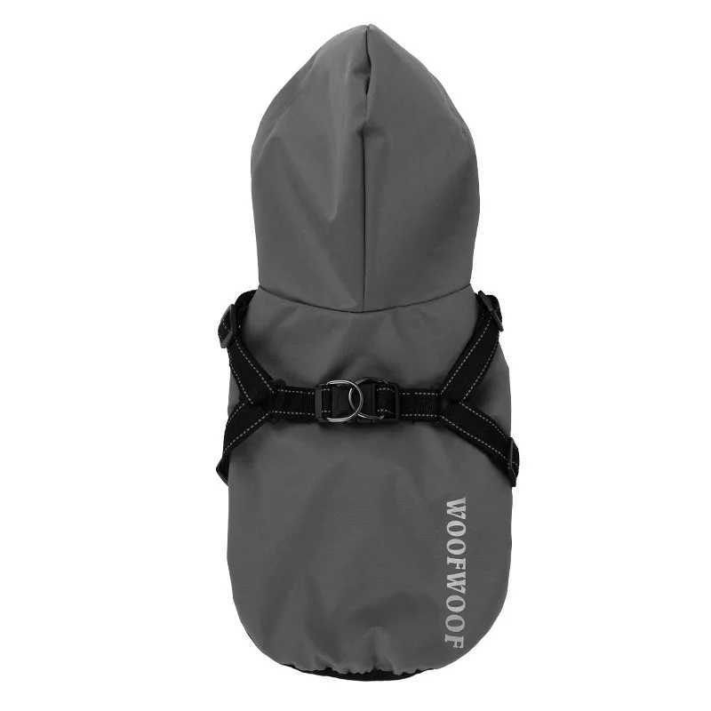 Dog Cat Clothing Waterproof Coat Traction Reflective Design Raincoat Jacket for Small Medium Large DogXJ250121