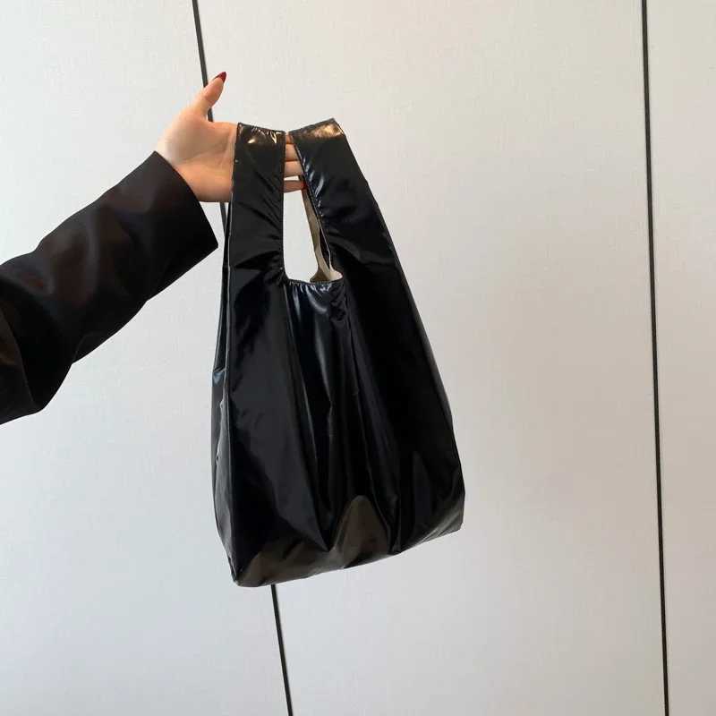 Aurora Color PU Large Capacity Simple Shoulder Bag 2025 Fashion New Style Matching Super Cool Fashion Womens Handbag T250118