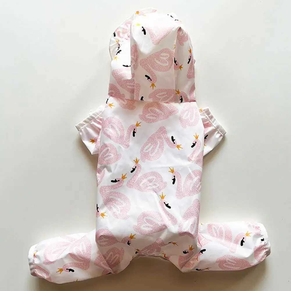 Cartoon Pattern Pet Raincoat Dog Raincoat Waterproof Cartoon Print Pet Raincoat with Hood for Small Medium Dogs for DogsXJ250121
