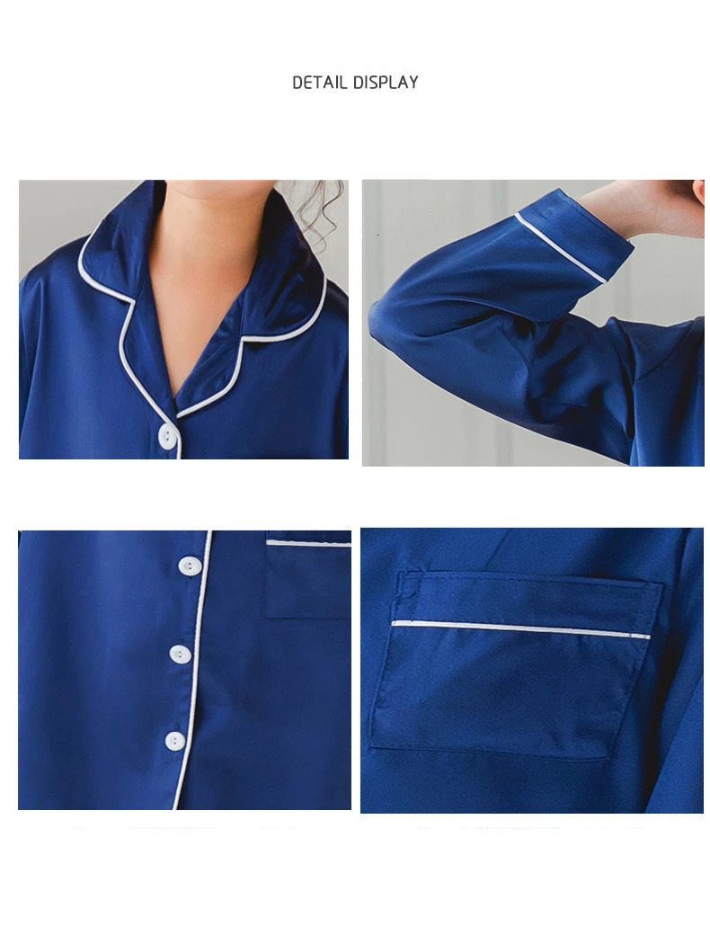 1Set Spring Childrens Clothing Sets faux Silk Boy Sleepwear LongSleeved Pants Clothes Kids Pajamas Set Baby Girls Pyjamas 250121