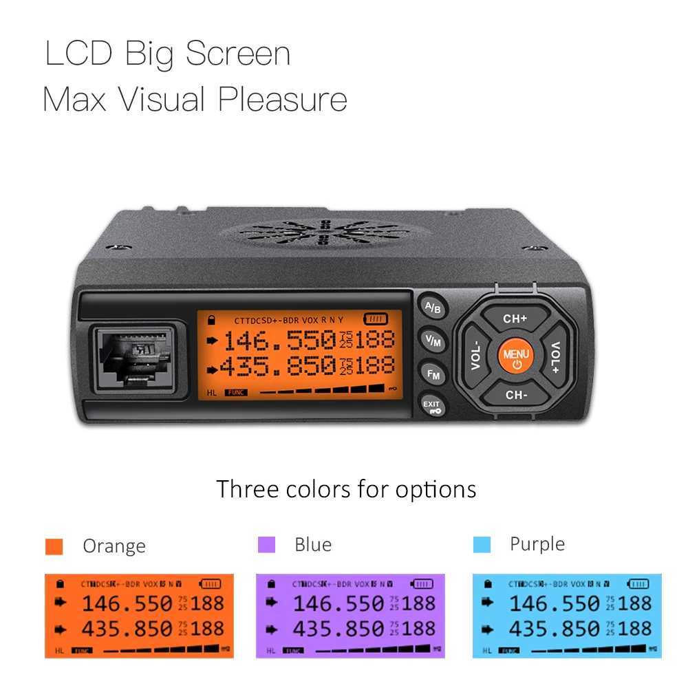 Zastone z218 VHF UHF Mini radio 25W Walkie Talkie car Two Way radio communicator HF Transceiver X250129