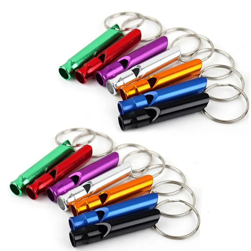 Multifunction Survival Whistle Portable Emergency Keychain Camping Hiking Outdoor Tools Self Defense Security Protection 250107
