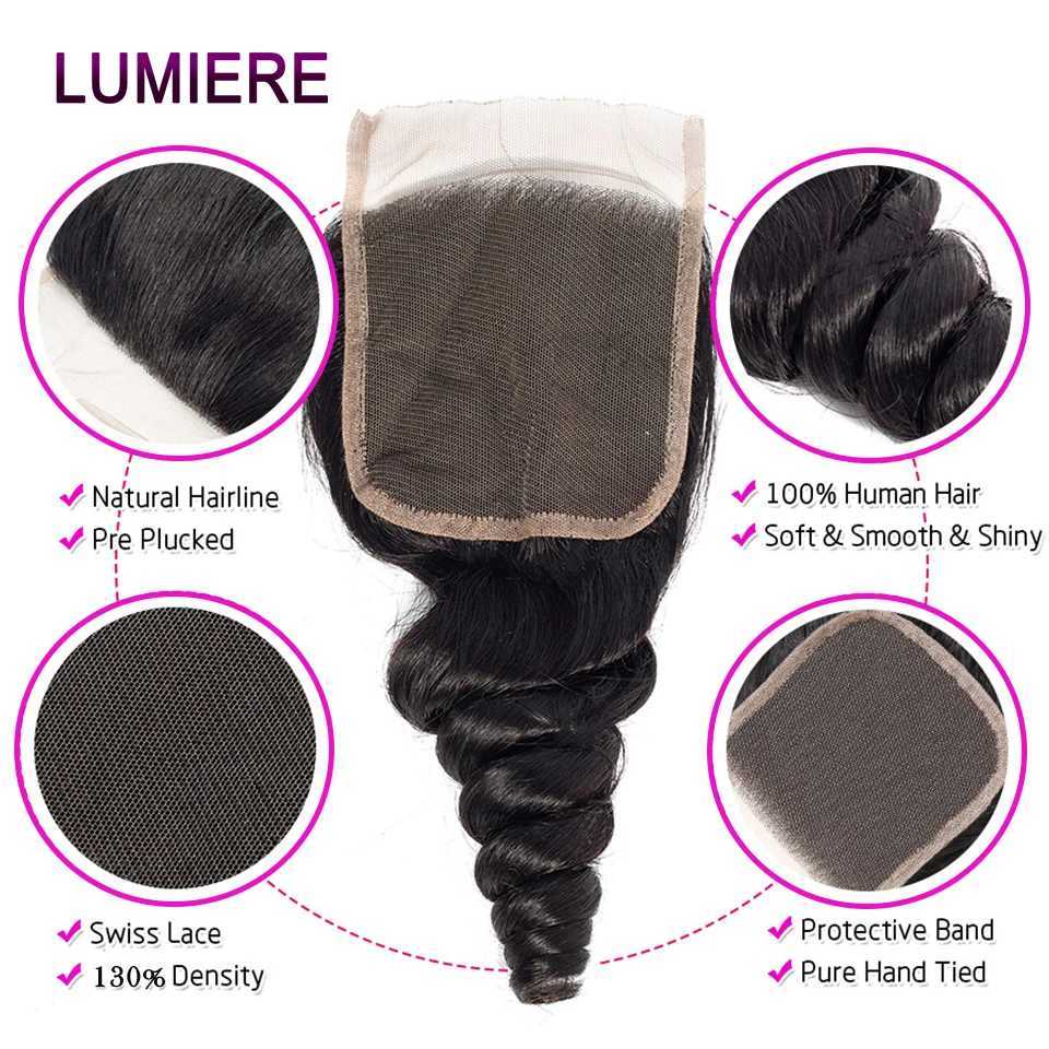 Loose Deep Wave Human Hair Bundles With 5x5 6x6 HD Lace Clo Frontal With Bundles Virgin Raw Hair Weave Hair Extension 8-40XJ250120