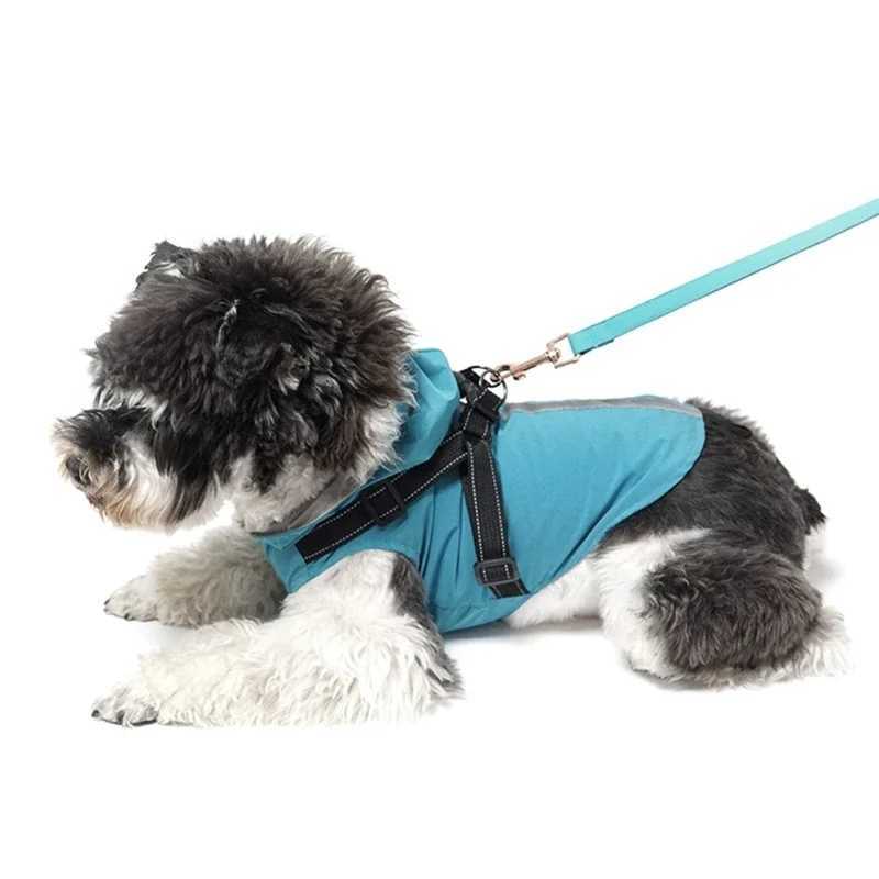 Dog Raincoats Reflective Dog Waterproof Rain Coat Allseasons Pet Clothes OutdoorActivity Raincoats with Adjustable LeashXJ250121