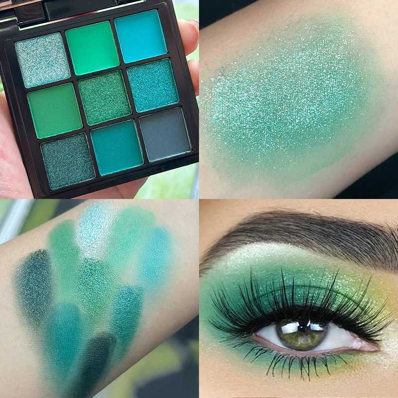 New Arrival 9-color eye shadow palette glitter pearlescent matte eye shadow shimmer makeup lasting female beauty eye makeup series Z250121