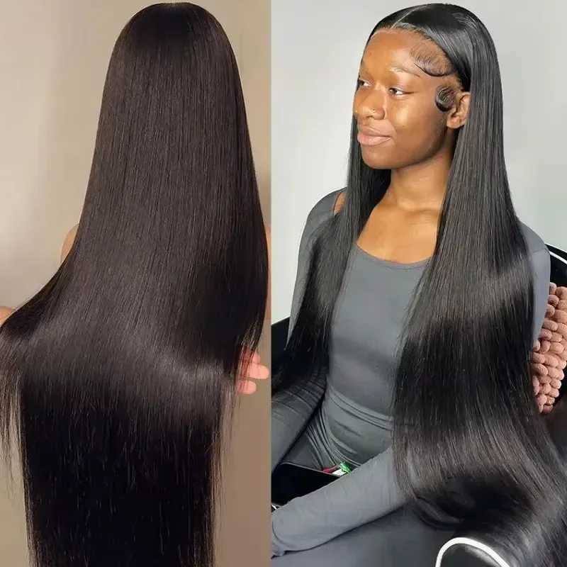 32 Inch Vietnamese Bone Straight Bundles With 13X4 Frontal 100% Raw Human Hair Weaving 3 4 Bundle Deals Natural Bundle ExtensionXJ250120
