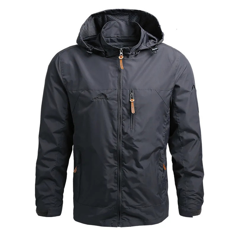 7XL mens windproof jacket waterproof military hooded combat autumn outdoor hiking bike bomber 250122
