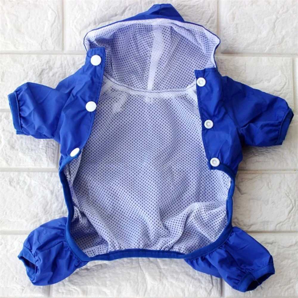 Dogs Raincoat Adjustable Puppy Dog Raincoat Waterproof 4 Legs Raincoat for Small Dogs Outdoor Pet Poncho with Reflective StrapXJ250121