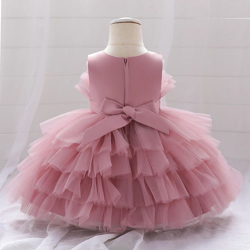 1 Year Birthday Baby Girl Party Dress Baptism Infant Christening Gown born Toddlers Bebes Kids Clothes 12 18 Months Vestidos 250120