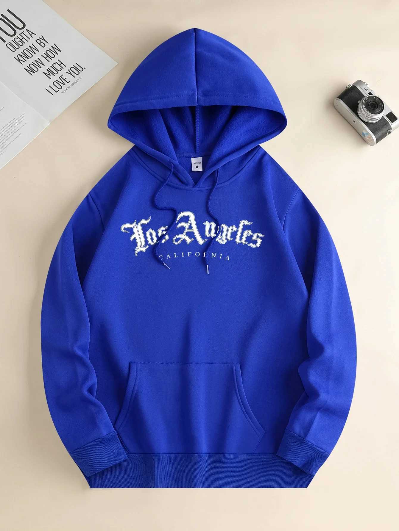 Mens new fashion hoodie casual daily drawstring hooded sweatshirt lettering front kangaroo pocket mens jacketXJ2500118