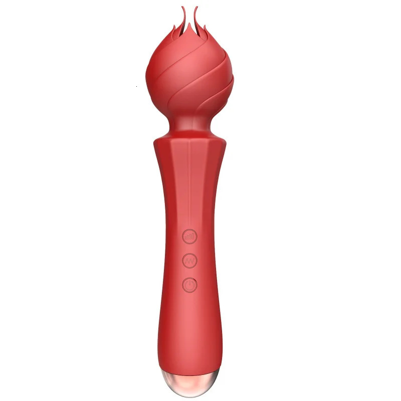 High Frequency RotationAVStick Vibrator Twist Head Vibrator Multi-Frequency Female Front Yin Back Court Sexy Masturbation Massag 250114
