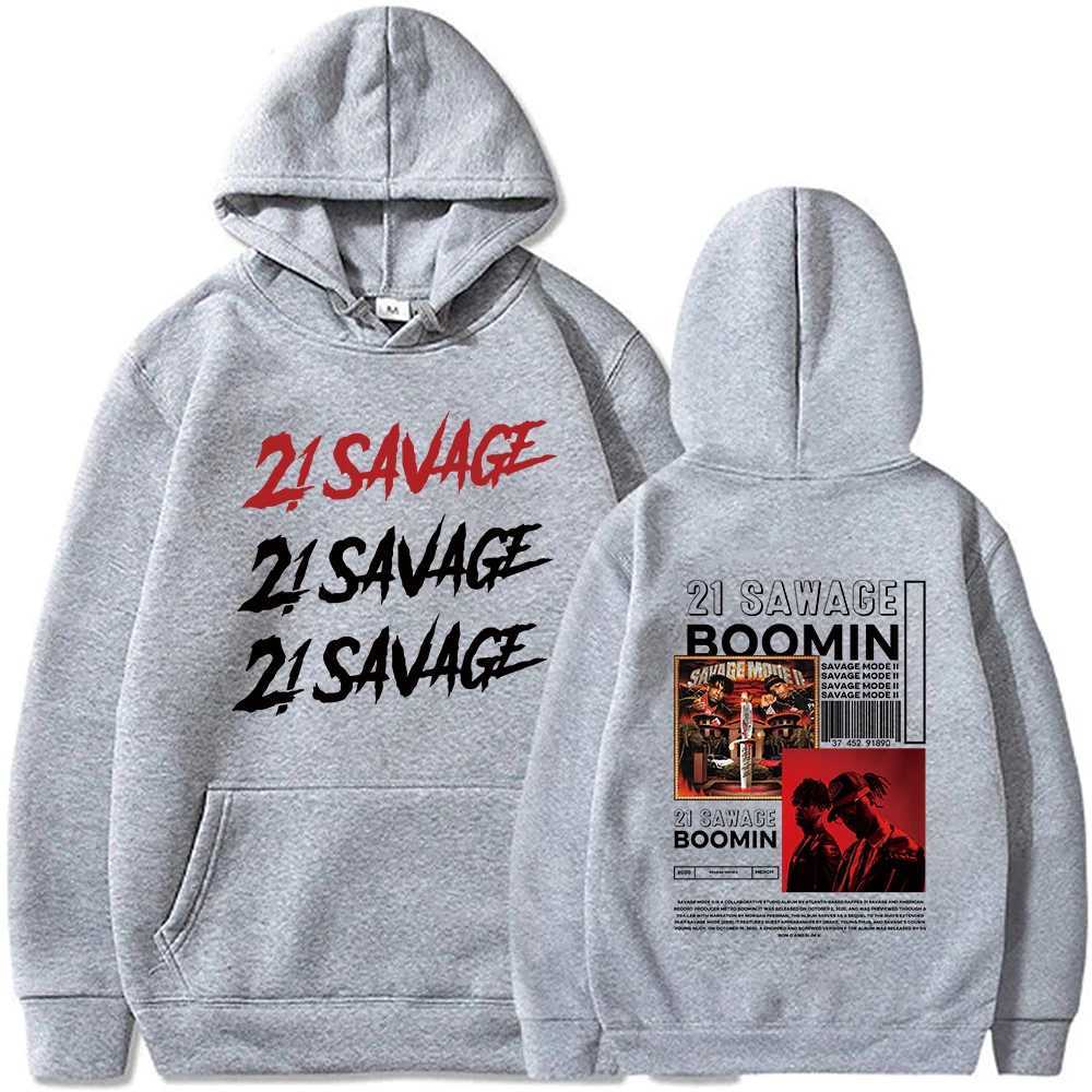 21 Savage Story American Dream Hoodies Tour Merch Women Men Fashion Casual Long Sleeve Sweatshirts HarajukuXJ2500118
