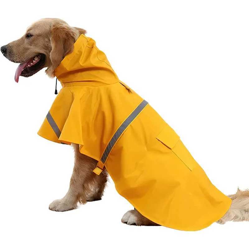 Fashionable Pet Hooded Raincoat Dog Raincoat Cape Style Reflective Dog Clothing To Keep Your Dog Dry And Comfortable On RainyXJ250121
