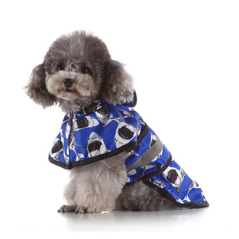 Pet Small Dog Raincoat Reflective Waterproof Clothes Hooded Jumpsuit Rainwear for Small Medium Large DogsXJ250121