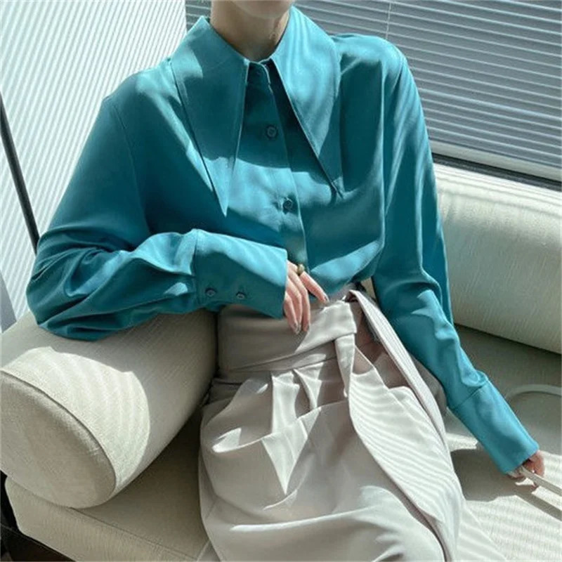 Woman Spring Autumn Style Blouses Shirts Lady Casual Long Sleeve Peter Pan Collar Blusas Tops DF4848 250121