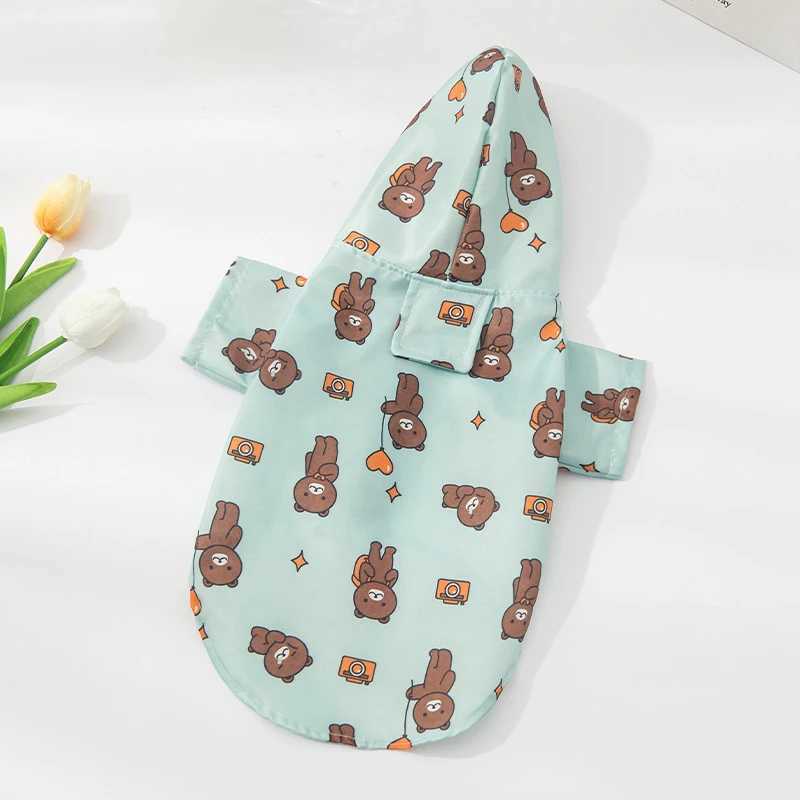 Dog Raincoat Waterproof Dog Jacket for Small Medium Dogs Cats Cute Cartoon Outdoor Puppy Kitten Rain Coats Pet CostumeXJ250121