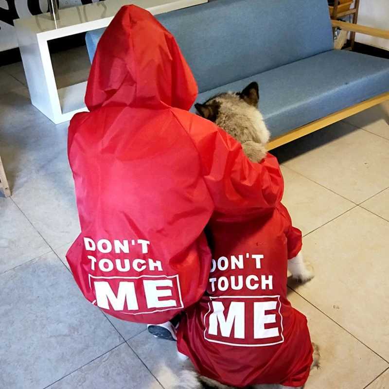 Waterproof Dog Raincoat Jumpsuit For Medium Large Dogs Rain Coat Outdoor Pet Clothes Puppy Doberman Labrador Husky Jacket TLC02XJ250121