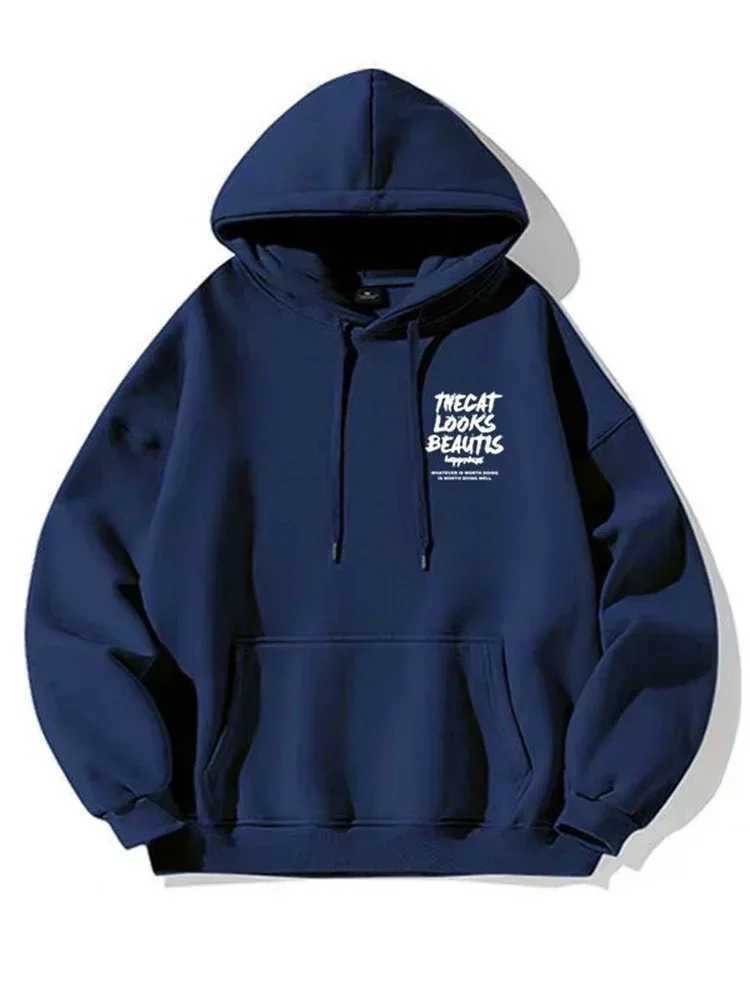 2024 New Leisure Street Clothing Hoodie Fashion Mens Comfortable Hip Hop Street Clothing Y2K Pullover Hoodie S-3XL X250129