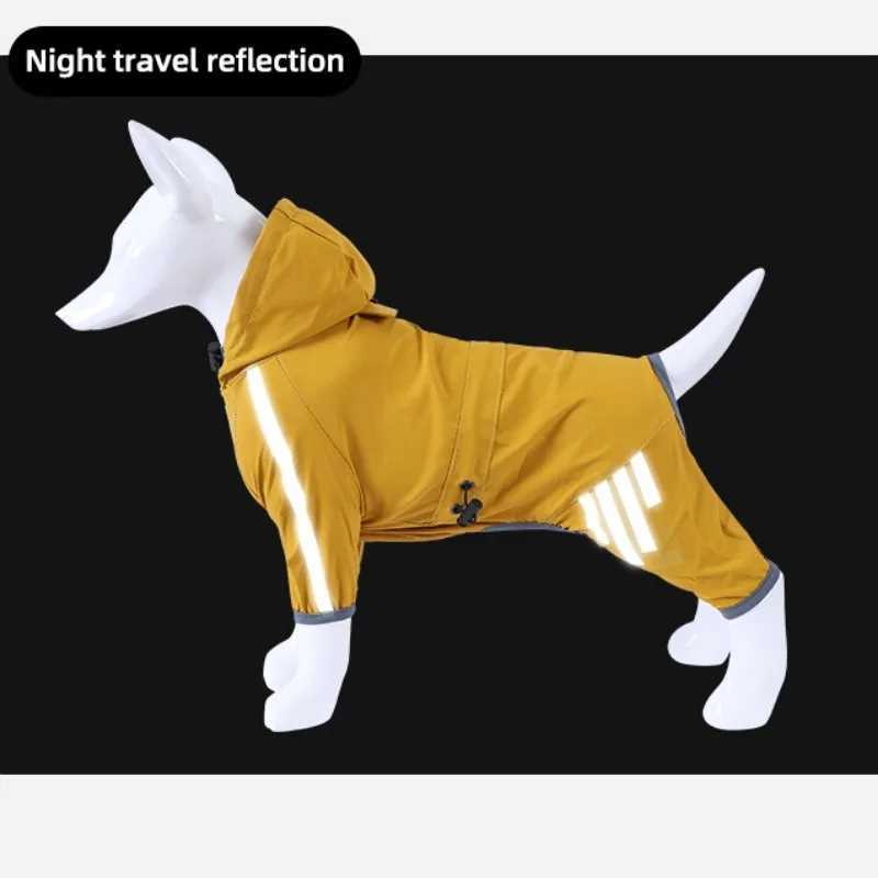 Pet Dog Waterproof Raincoat Jumpsuit Reflective Rain Coat Sunscreen Dog Outdoor Clothes Jacket for Small Medium Dog Pet SuppliesXJ250121