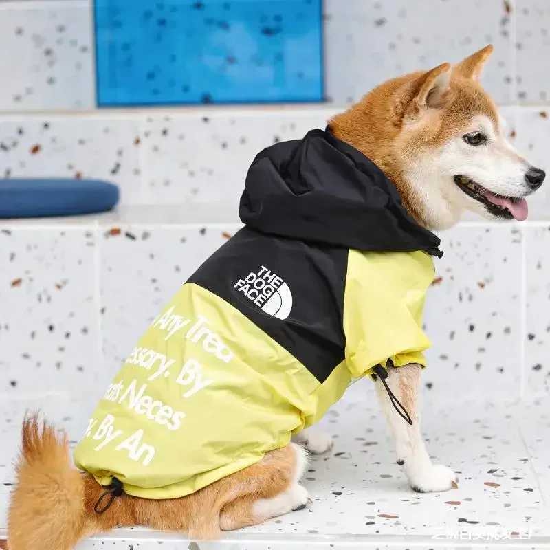 Dog Face Jacket Clothes Pet Puppy Hoodies Raincoats Warm Weatherproof Sweatshirt for Large Medium Small Dogs Apparel CostumeXJ250121
