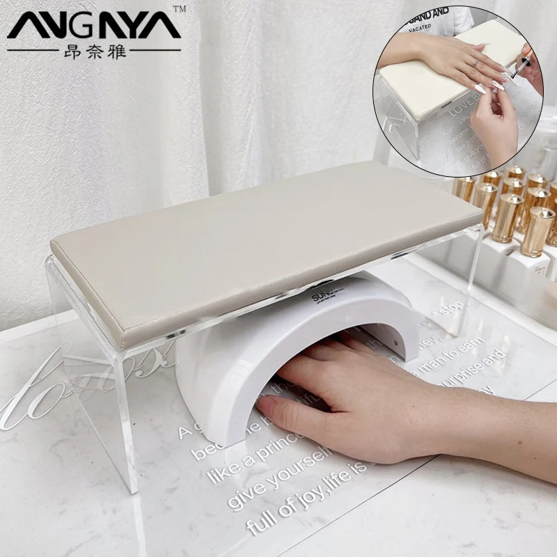 Hand Rests Acrylic PU Leather Manicure Table Hand Rest Cushion Pillow For Arm Rest Stand Manicure Salon Nail Art Tool Hand Rest 250121
