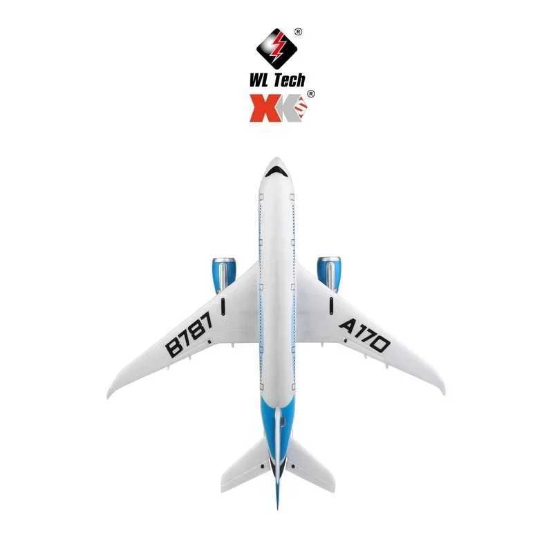 WLtoys XK A170 RC Airplane 660mm Wingspan 2.4G 4CH Remote Control Airplane 3D/6G Brushless Motor EPO Material Drone Boys Toys X250129