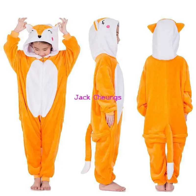 Childrens sleepwear unicorn Onesies sleepwear animal Kigurumi wolf costume cartoon childrens role-playing costume W250117