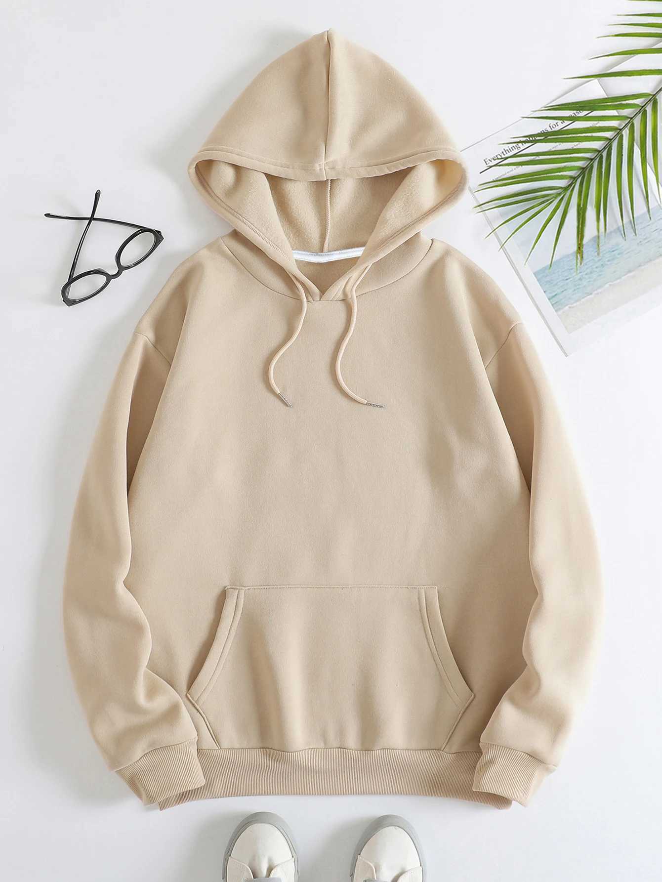 Woman y2k hoodie Cute line bear print pattern women clothing graphic harajuku hoodie 2024 winter Long sleeve sweatshirt for girl W250117