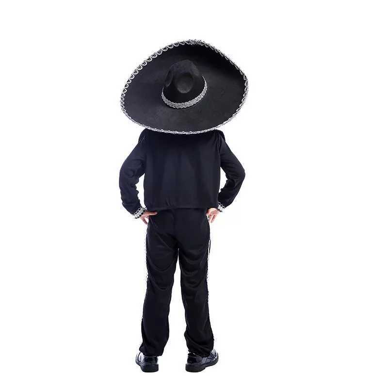 Boys Traditional Mexican Mariachi Amigo Dancer Costume For Cinco De Mayo Fiesta W250117