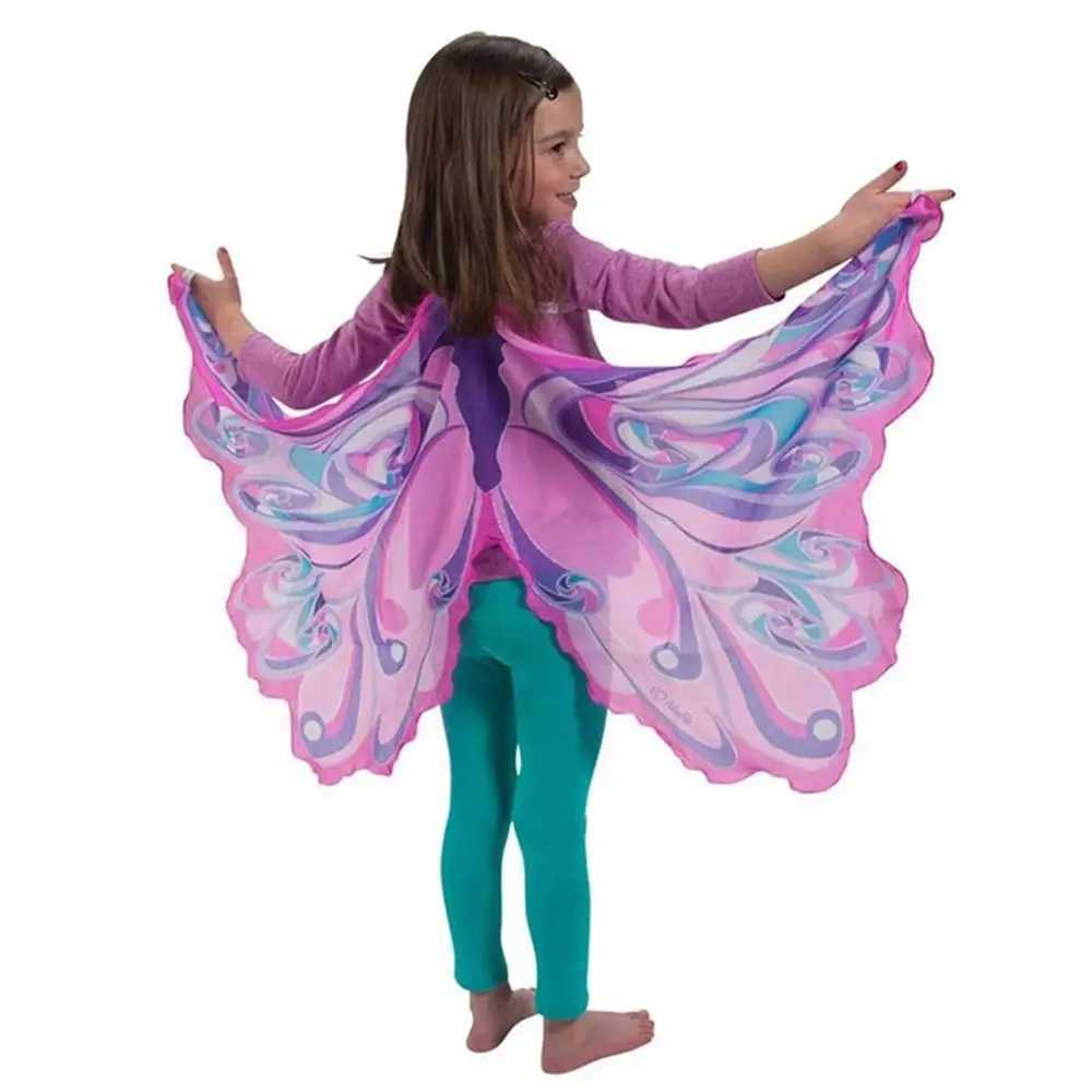 Kids Butterfly Costume Halloween Performance Mask Cloak Childrens Butterfly Elf Angel Wings Christmas Cosplay Stage Costumes W250117