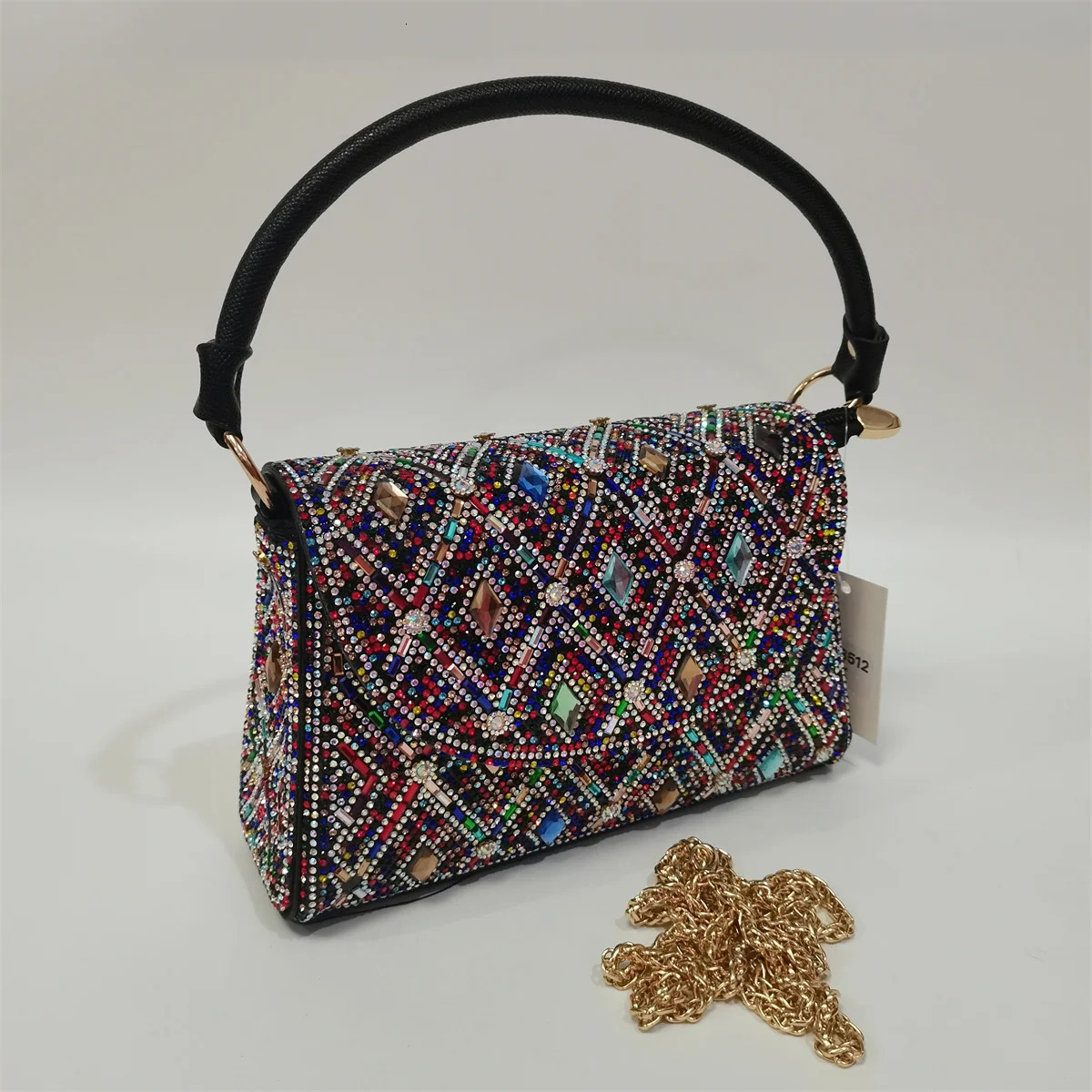 2024 Womens Evening Bag Womens Fashion Rhinestone Bag Party and High Quality Gift Clutch 110-1 250120