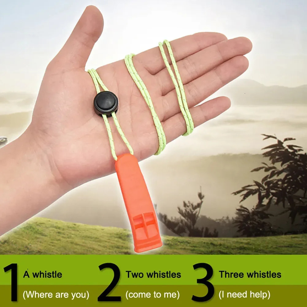 1PC Outdoor Kayak Scuba Diving Rescue Emergency Safety Whistles Water Sports Survival Camping Boating Swimming Whistle 250107
