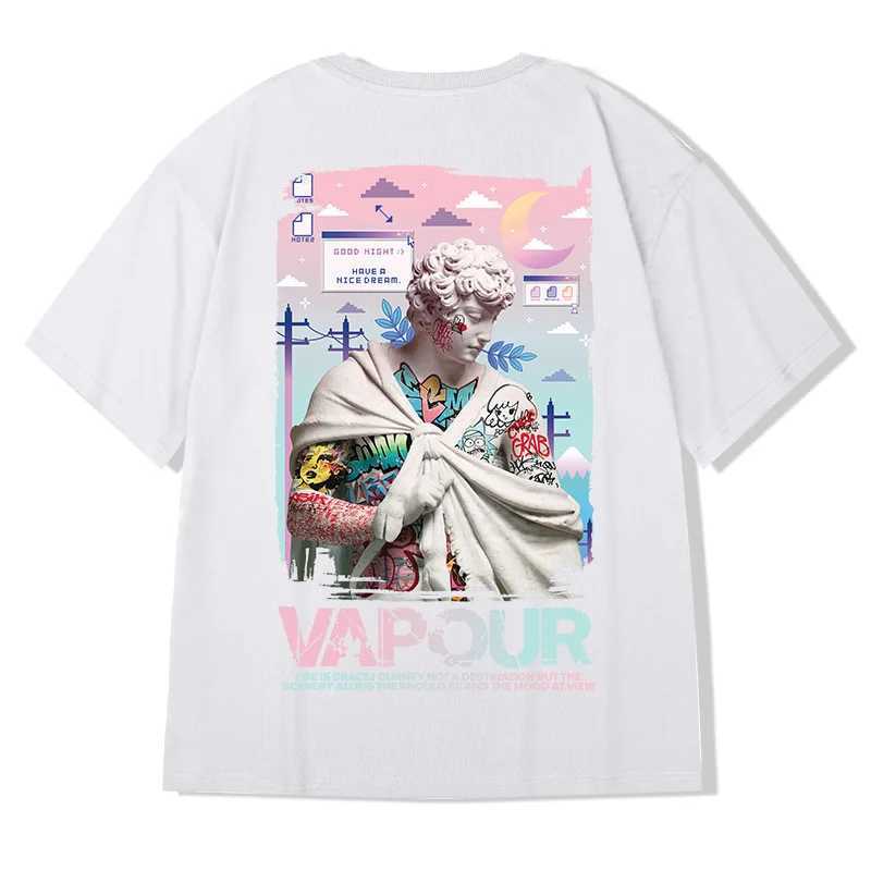 Y2k ultra-fine T-shirt mens 2023 summer fashion printed short sleeved T-shirt top hip-hop street clothing T-shirt anime womens T-shirt 8XL W250117