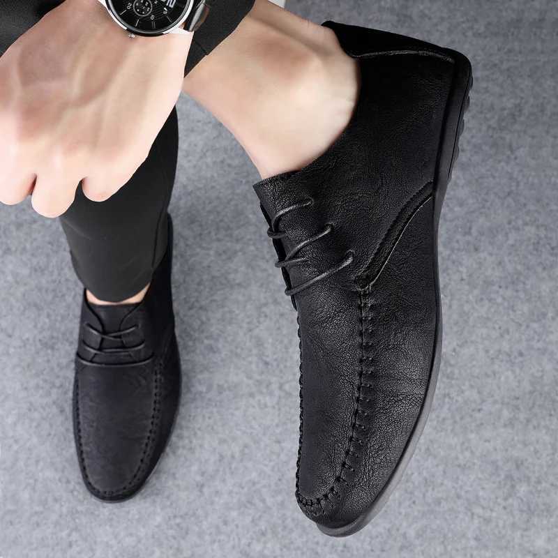 Mens Dress Shoes Oxfords Casual Lightweight Flat Shoes For Wedding Business PartyXJ250118